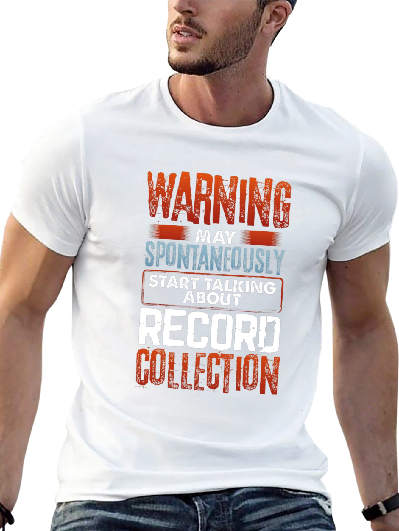 Warning Record Collection T-Shirt