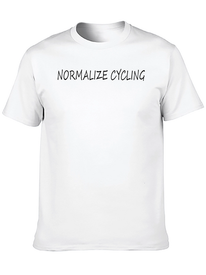 Normalize Cycling Graphic Tee - Everyday Casual Wear