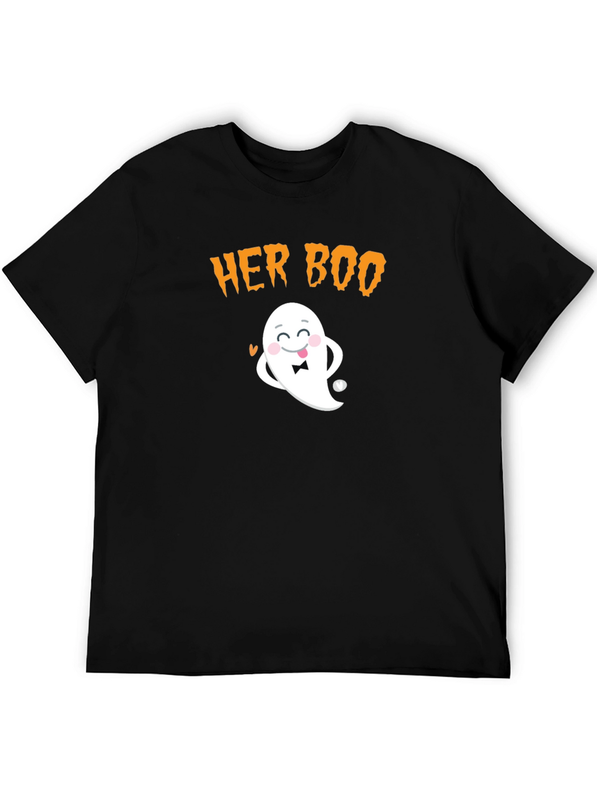Her Boo Ghost T-Shirt - Halloween Couple Tee
