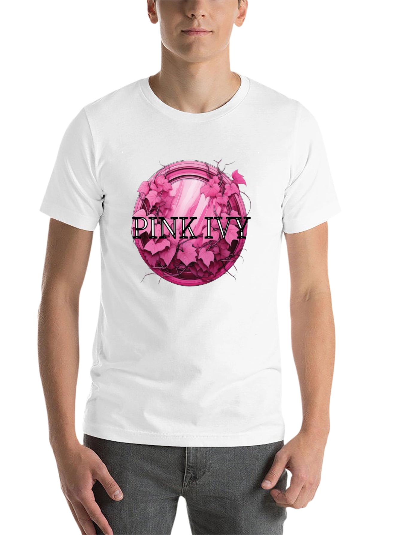 Pink Ivy Graphic Tee