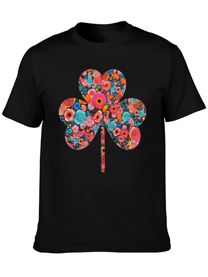 Floral Clover Graphic Tee - St. Patricks Day