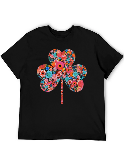 Floral Clover Graphic Tee - St. Patricks Day