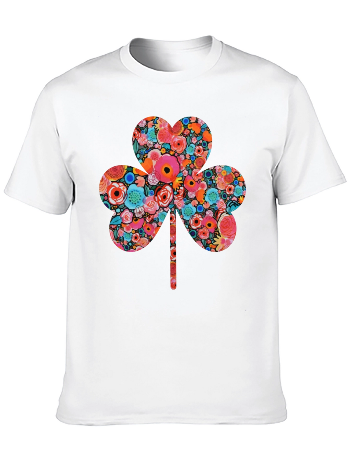 Floral Clover Graphic Tee - St. Patricks Day