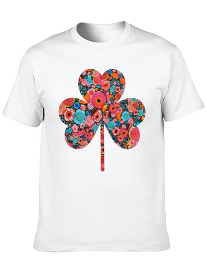 Floral Clover Graphic Tee - St. Patricks Day