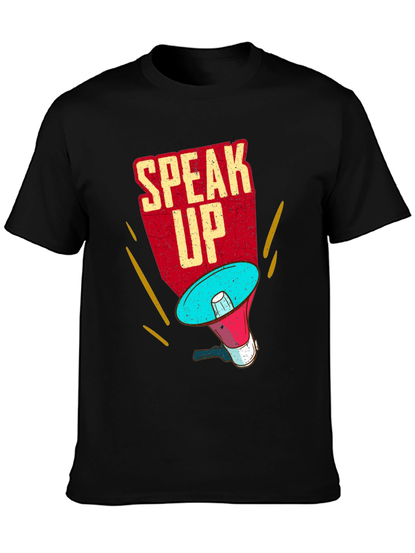 Speak Up T-Shirt - Megaphone Graphic Tee