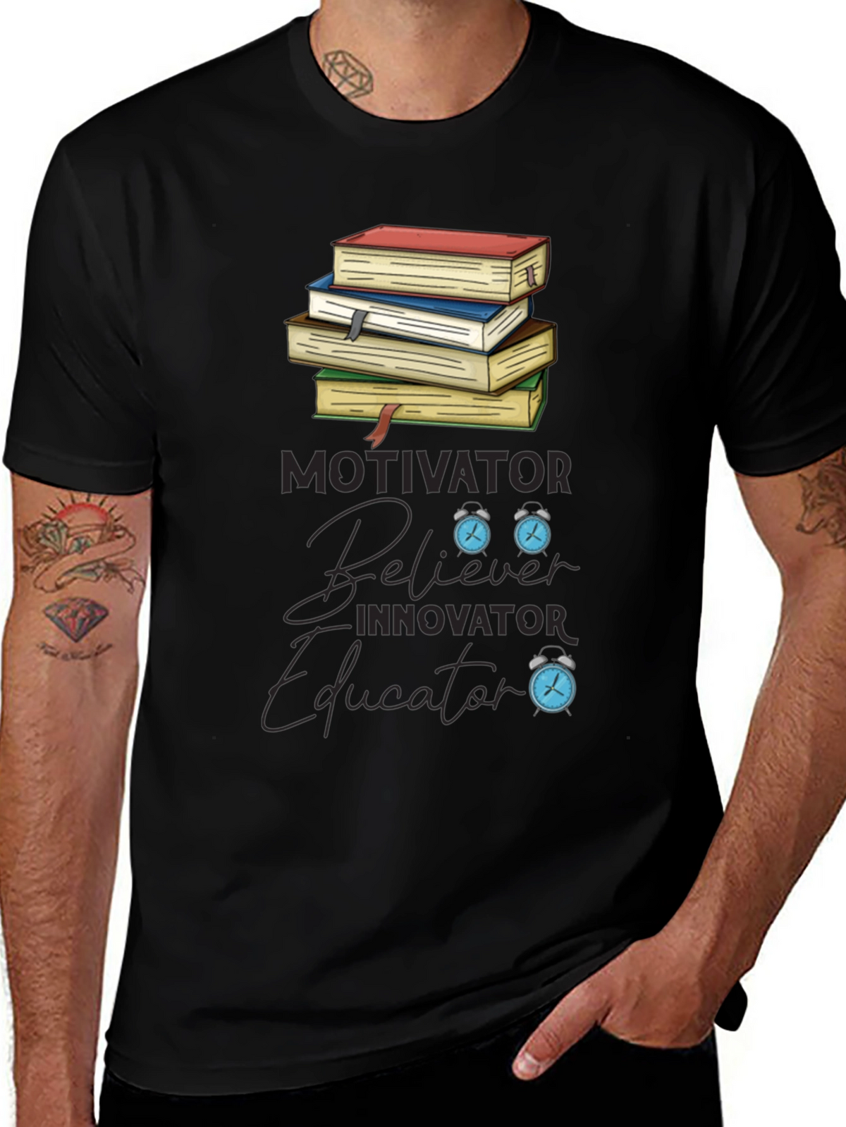 Motivator Believer Educator Graphic T-Shirt
