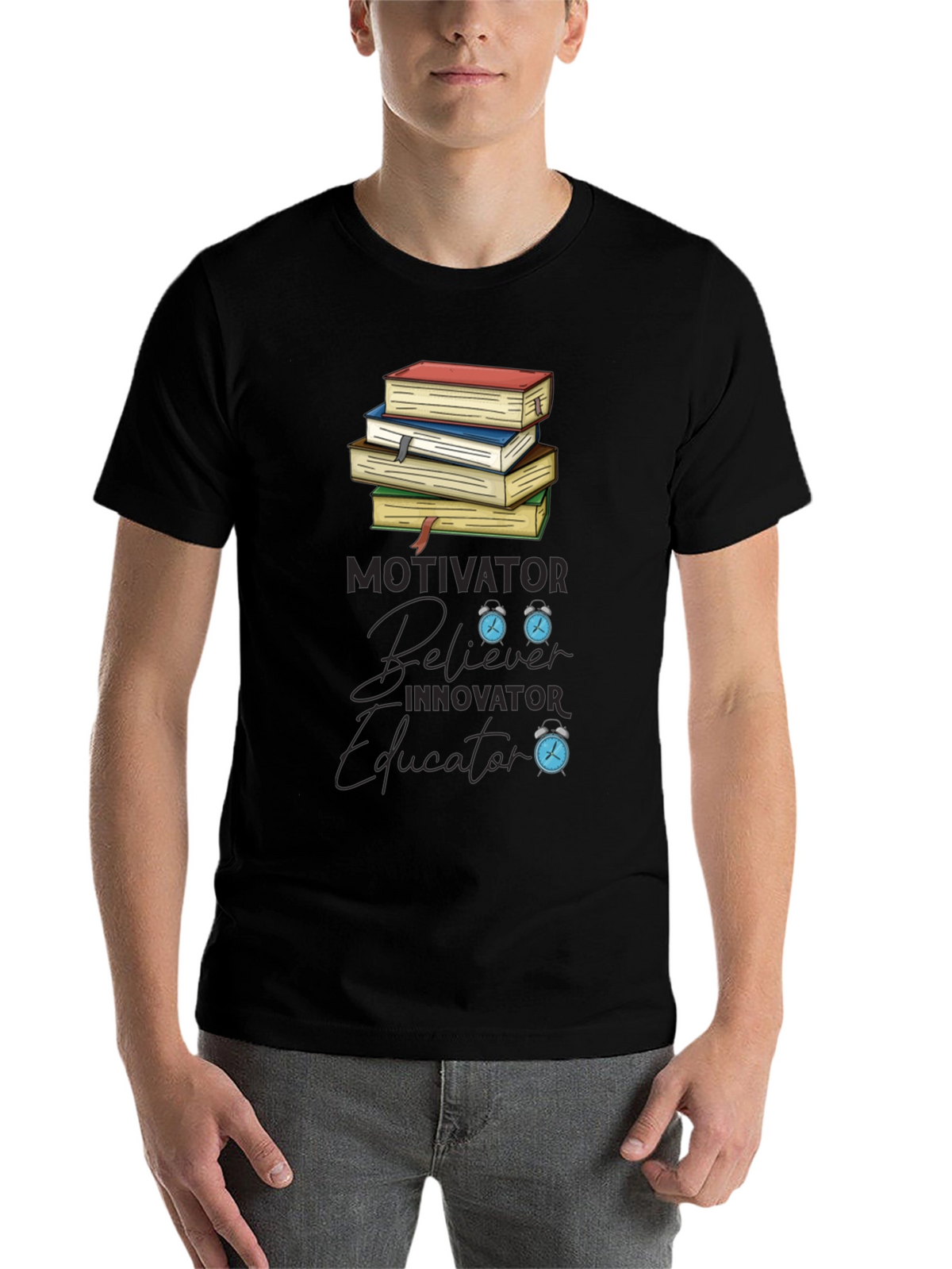 Motivator Believer Educator Graphic T-Shirt