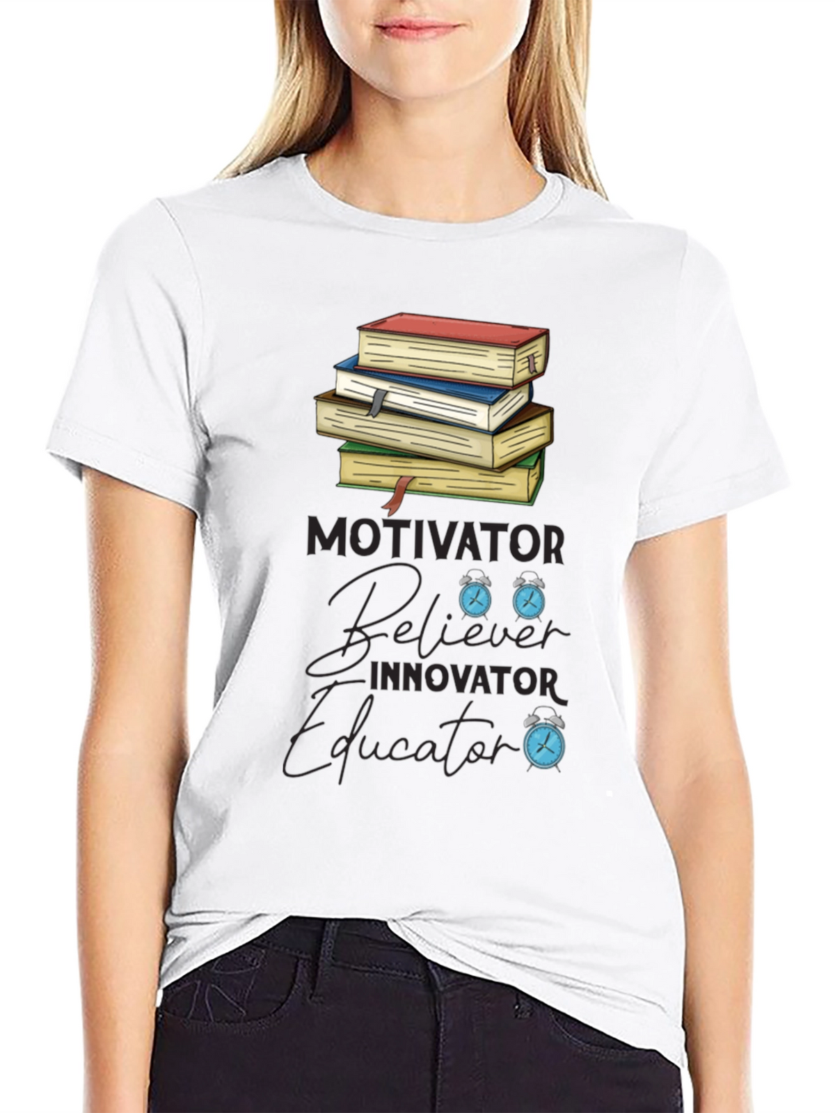 Motivator Believer Educator Graphic T-Shirt