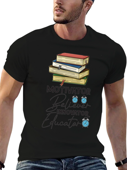 Motivator Believer Educator Graphic T-Shirt