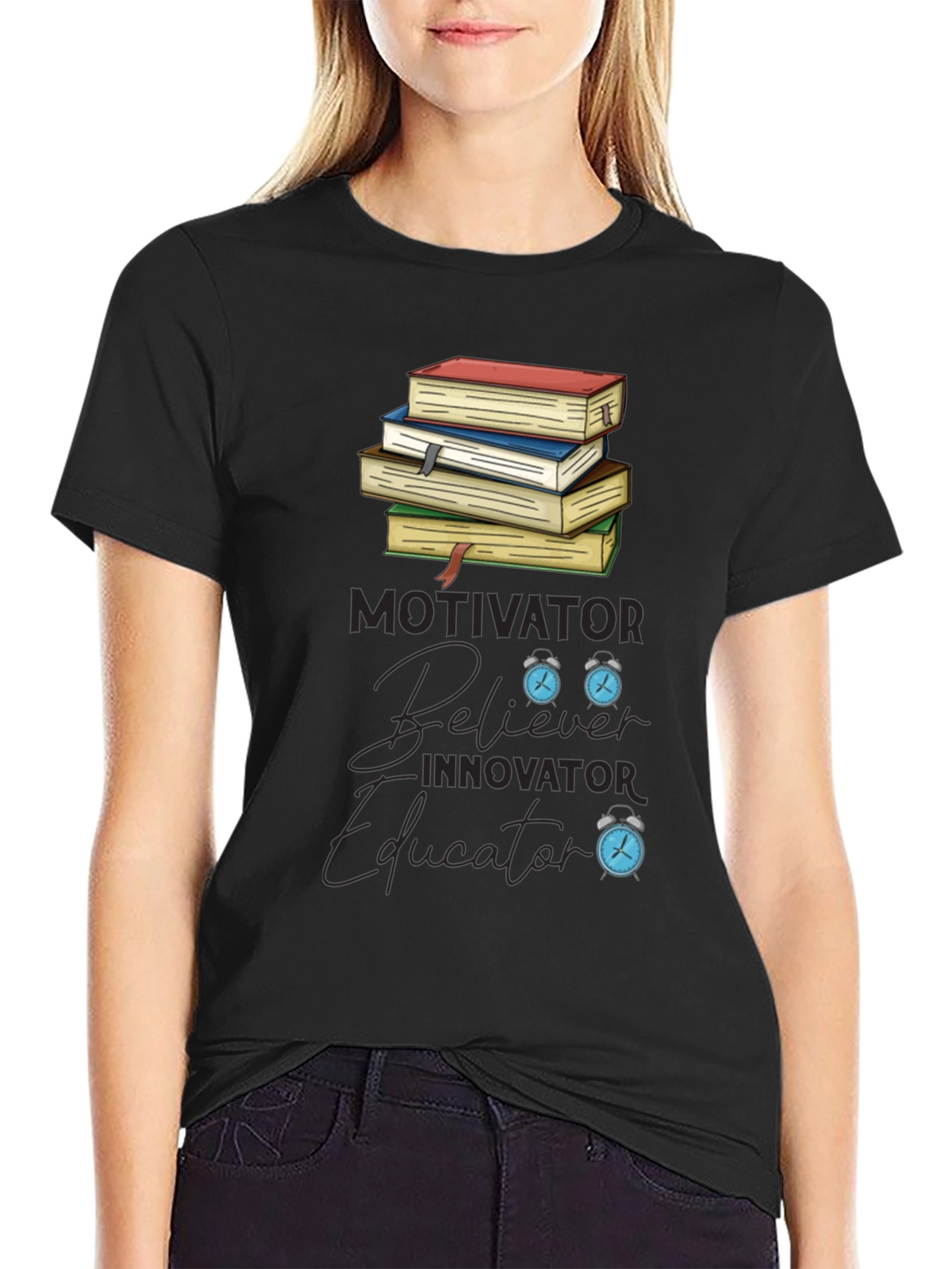 Motivator Believer Educator Graphic T-Shirt