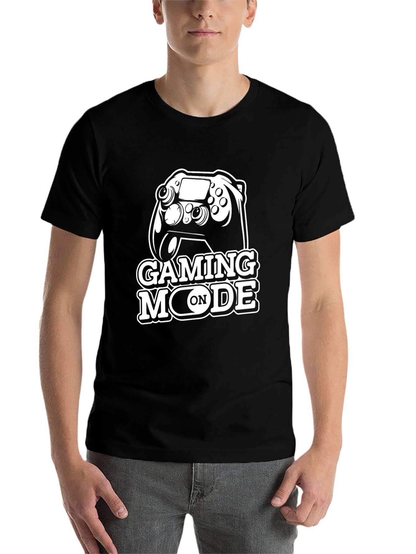 Gaming Mode On T-Shirt - Black Gamer Tee
