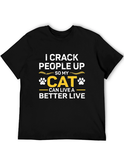 I Crack People Up Cat T-Shirt