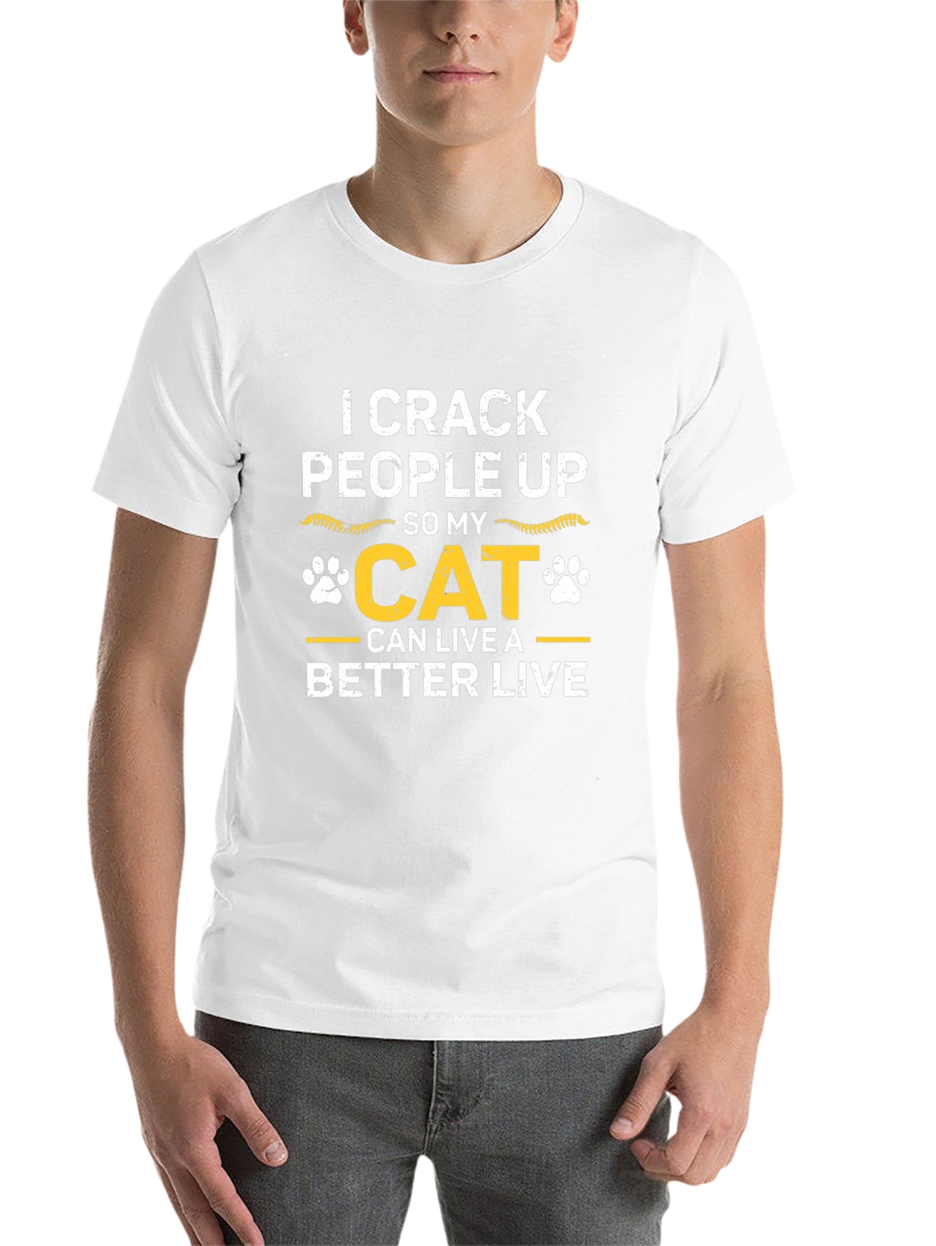 I Crack People Up Cat T-Shirt