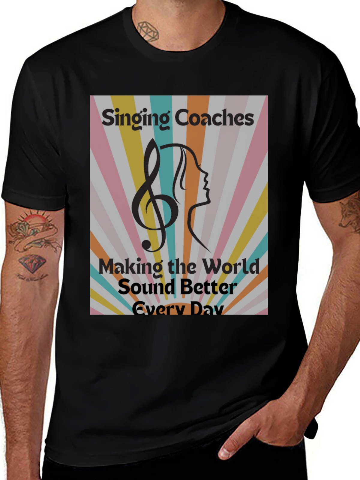 Singing Coaches Tee - Music Lovers T-Shirt