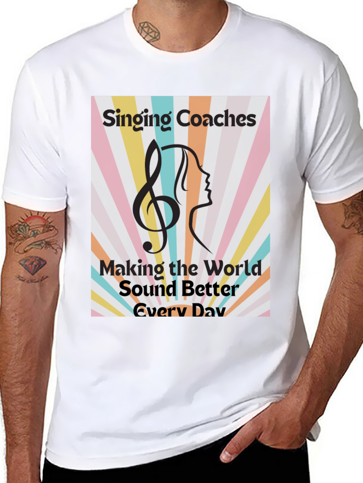 Singing Coaches Tee - Music Lovers T-Shirt