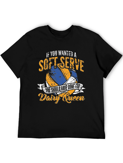 Soft Serve Volleyball T-Shirt - Dairy Queen Humor