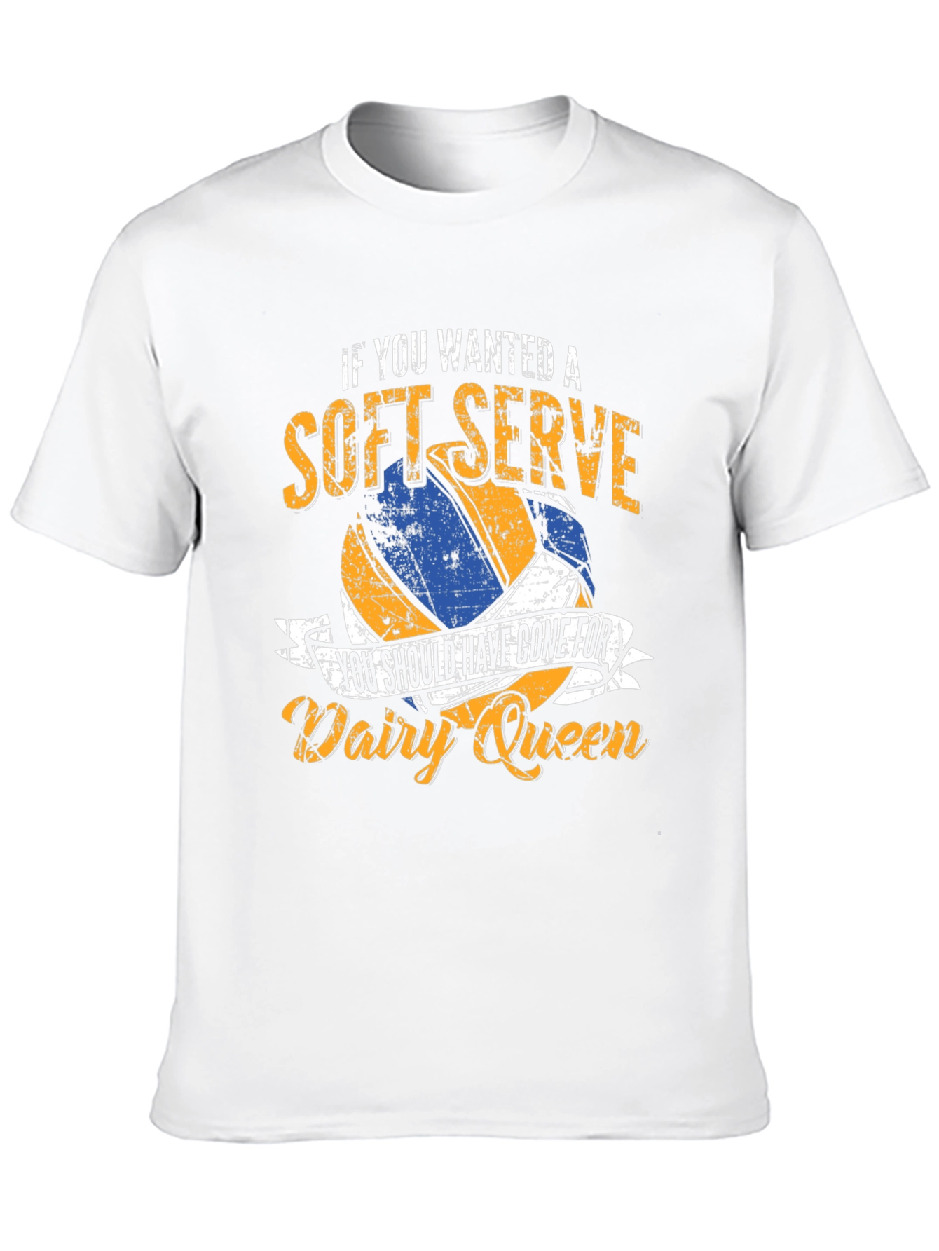 Soft Serve Volleyball T-Shirt - Dairy Queen Humor