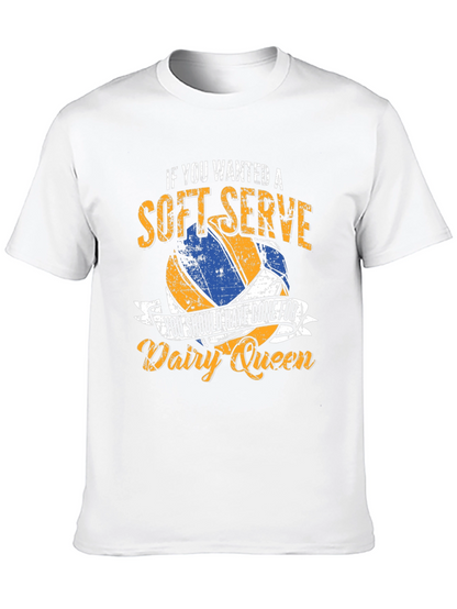 Soft Serve Volleyball T-Shirt - Dairy Queen Humor