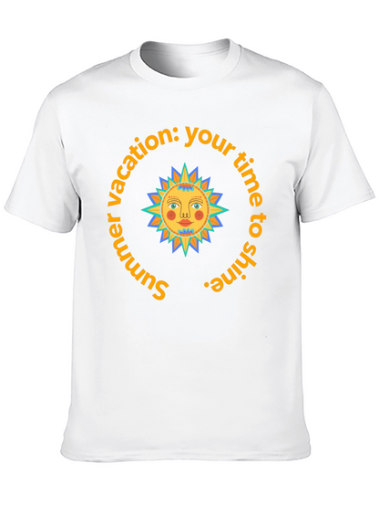 Summer Vacation Sun Graphic T-Shirt