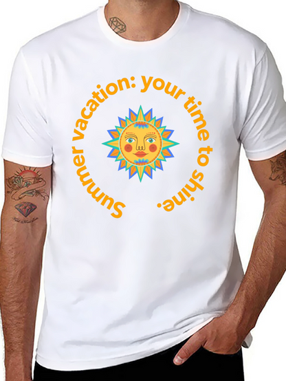Summer Vacation Sun Graphic T-Shirt