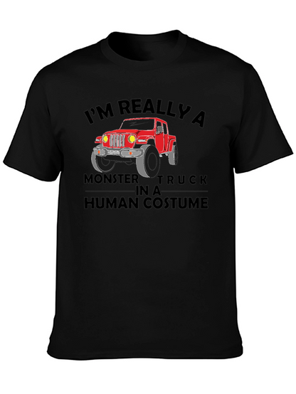 Monster Truck in Human Costume T-Shirt
