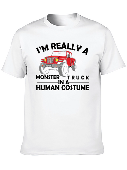 Monster Truck in Human Costume T-Shirt