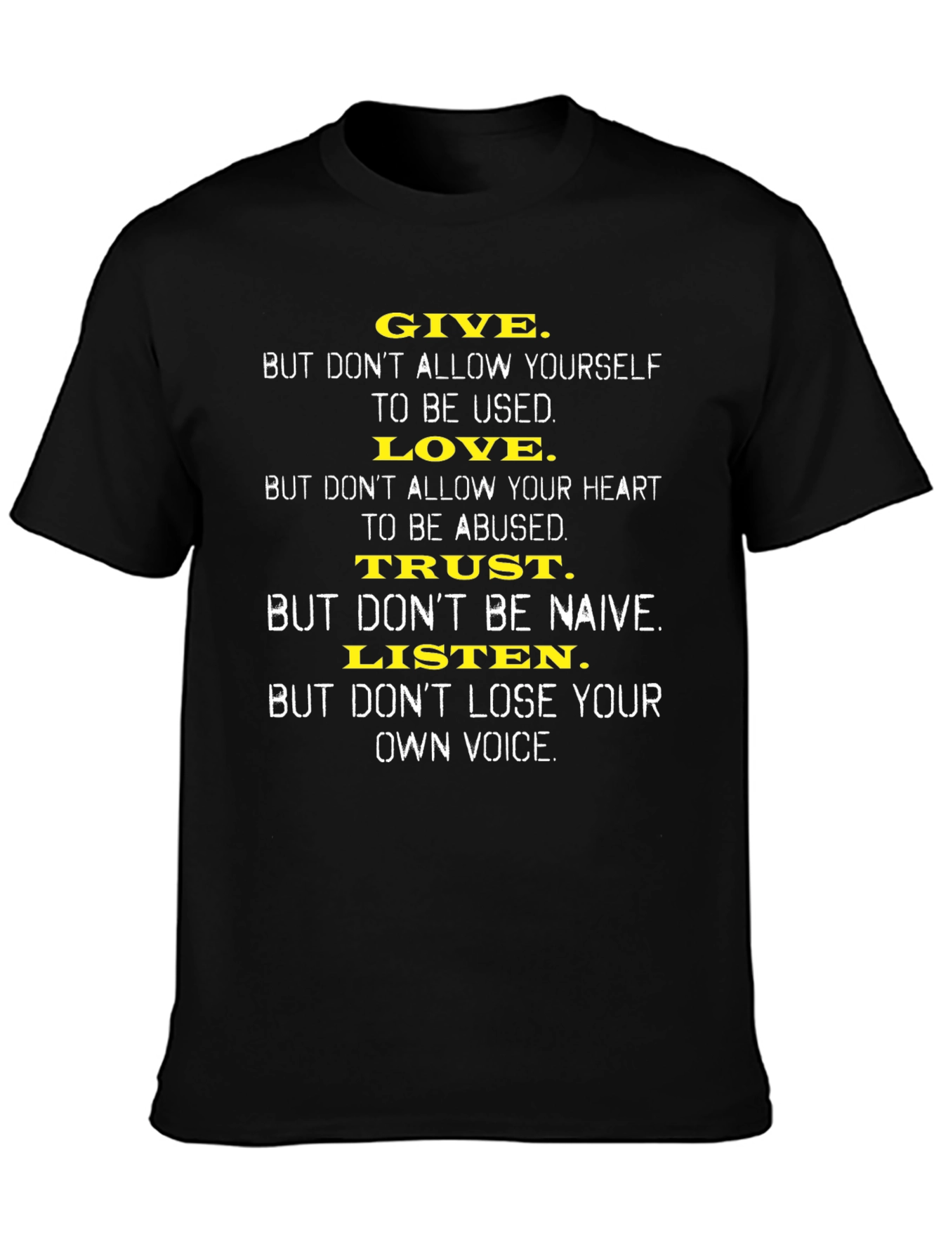 Inspirational Graphic Print T-Shirt
