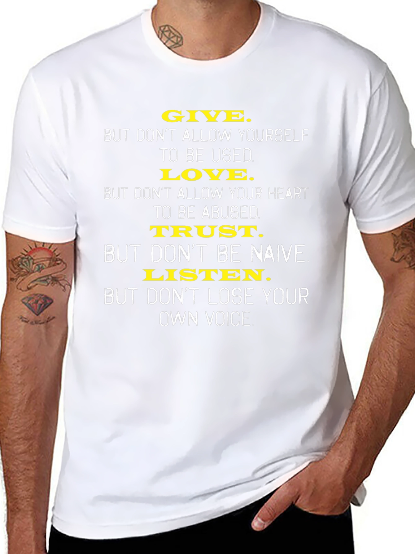 Inspirational Graphic Print T-Shirt