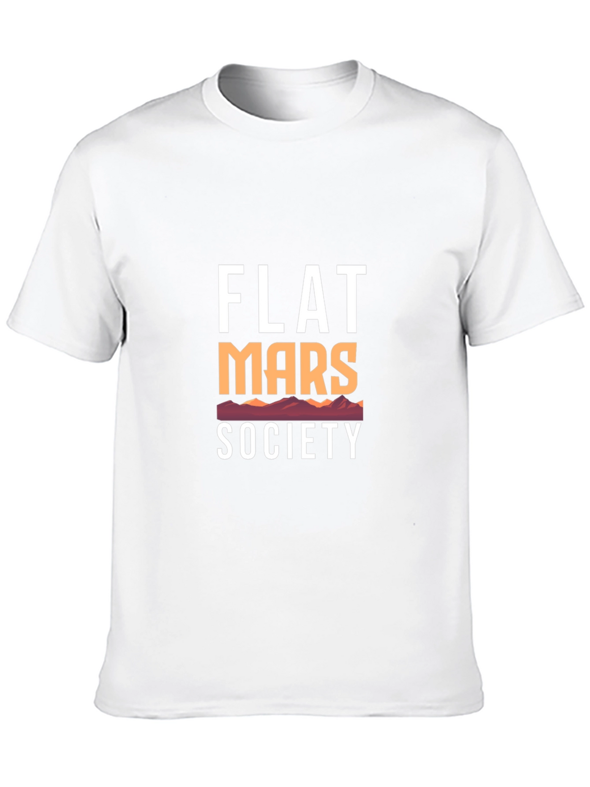 Flat Mars Society Graphic Tee - Black Cotton