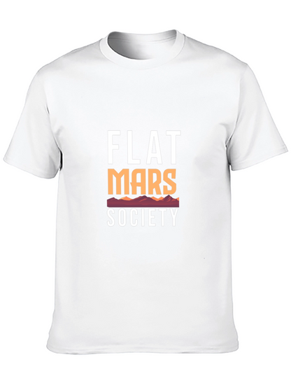 Flat Mars Society Graphic Tee - Black Cotton