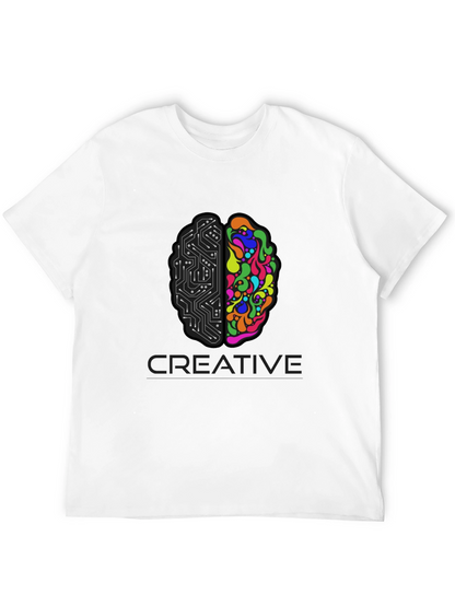 Creative Brain T-Shirt - Left & Right Brain Design