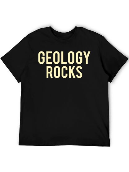 Geology Rocks Black T-Shirt for Geology Lovers
