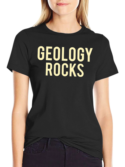 Geology Rocks Black T-Shirt for Geology Lovers