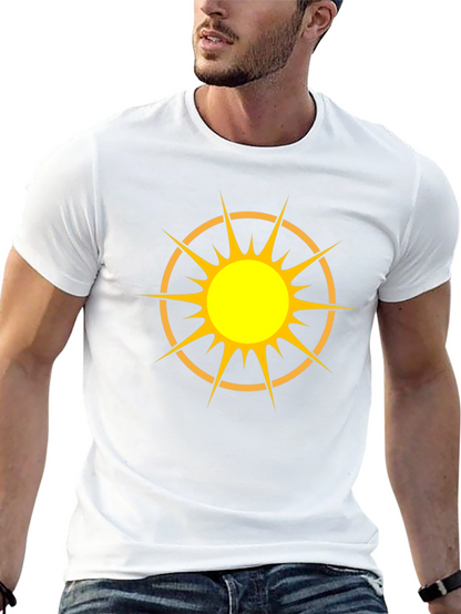 Radiant Sun Graphic Black T-Shirt