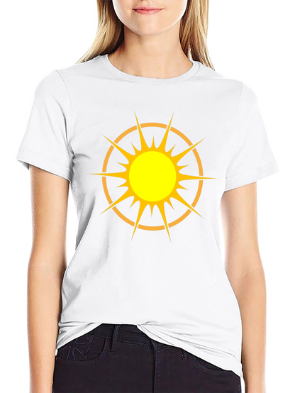 Radiant Sun Graphic Black T-Shirt