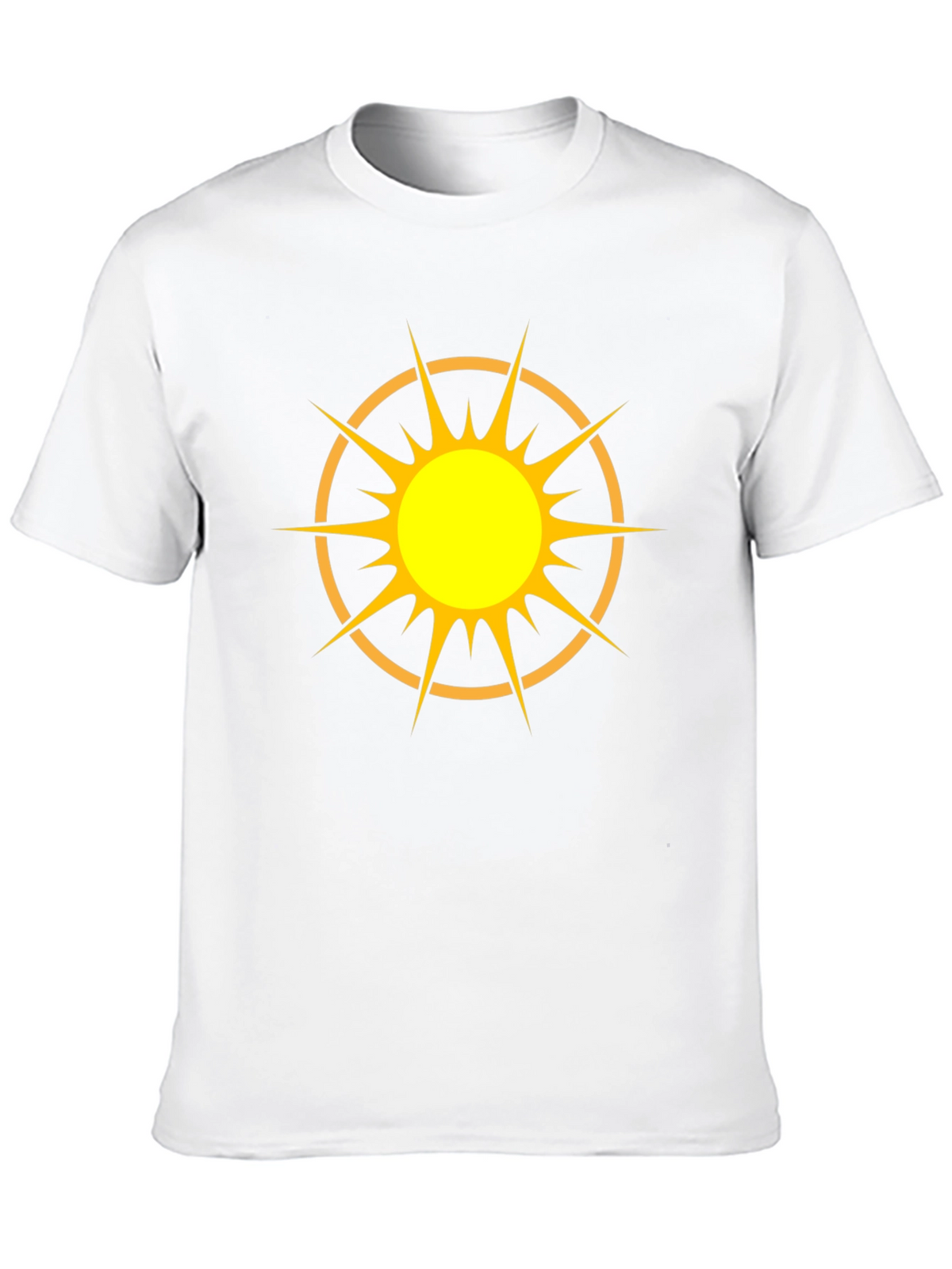 Radiant Sun Graphic Black T-Shirt
