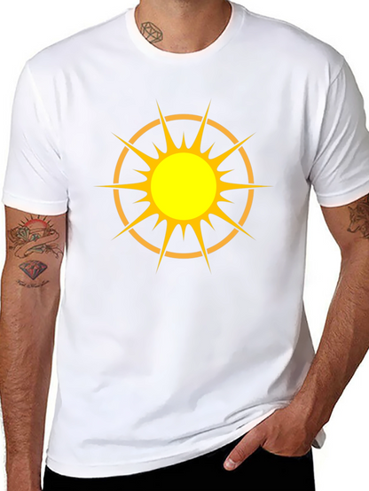 Radiant Sun Graphic Black T-Shirt
