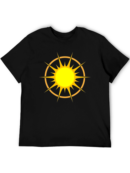 Radiant Sun Graphic Black T-Shirt