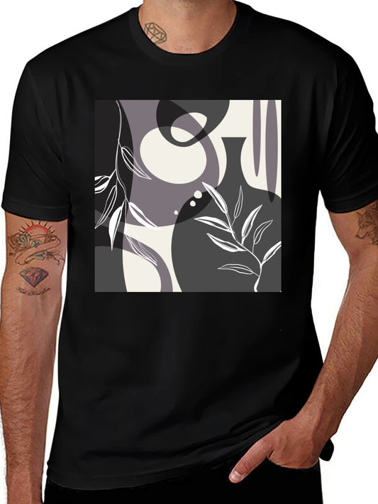 Abstract Art Graphic T-Shirt - Modern Style