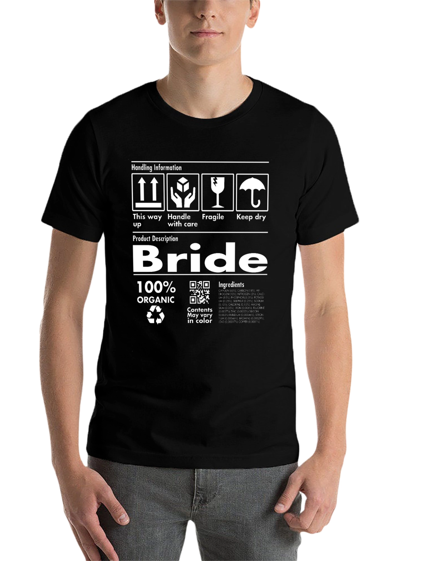 Bride Organic Graphic Novelty T-Shirt