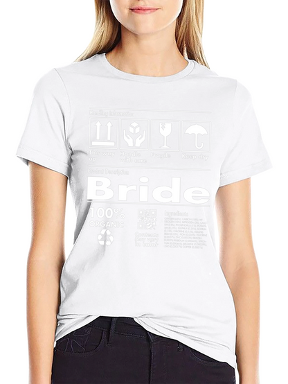 Bride Organic Graphic Novelty T-Shirt