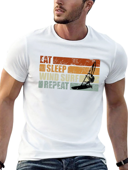 Eat Sleep Wind Surf Repeat T-Shirt