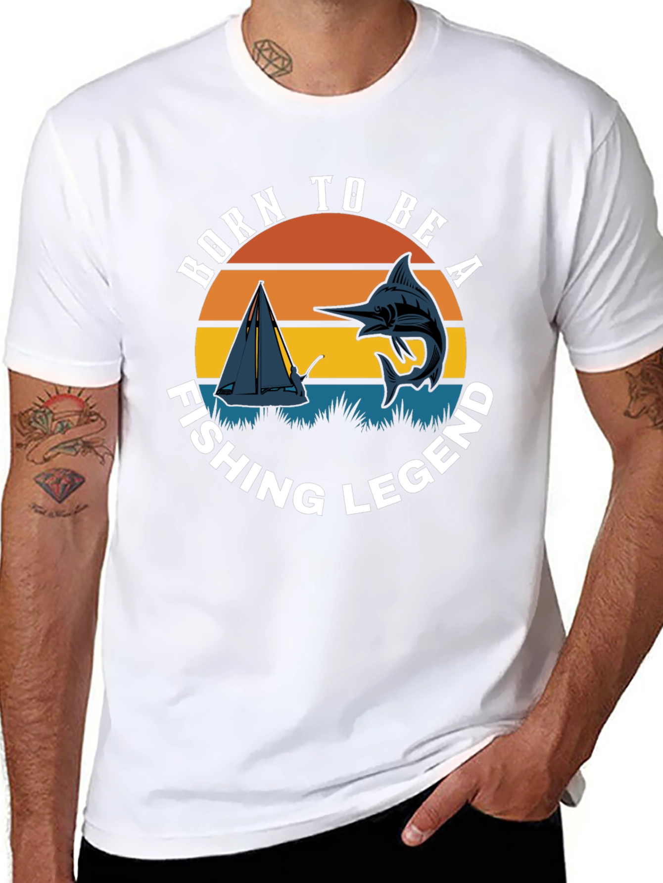 Born to Be A Fishing Legend T-Shirt