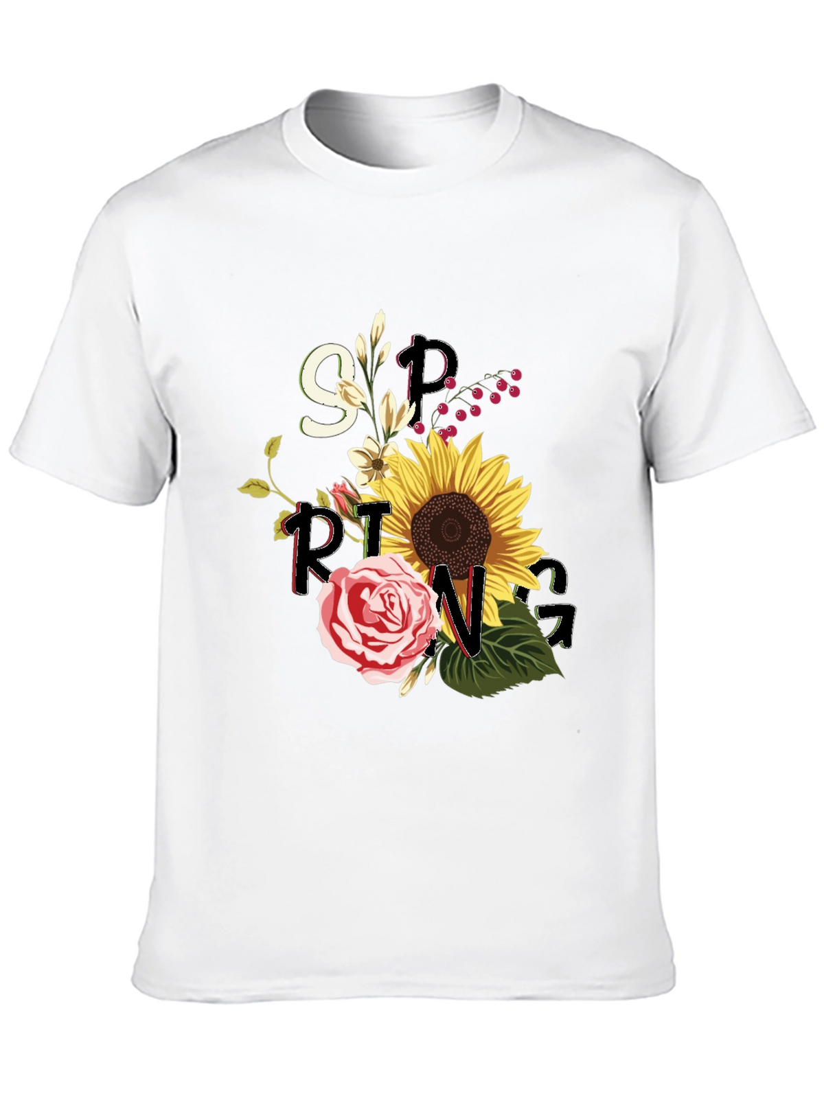 Spring Floral Graphic Tee