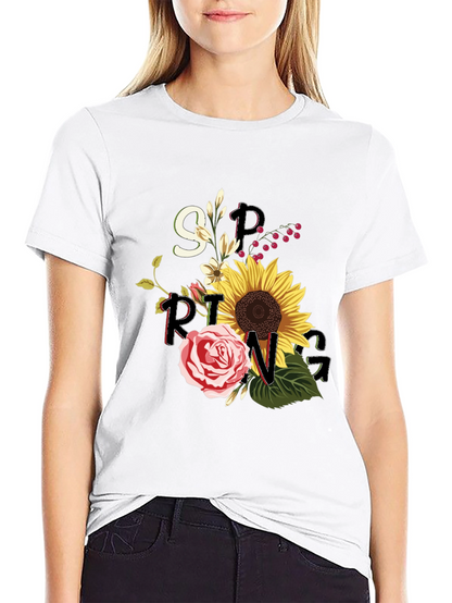 Spring Floral Graphic Tee