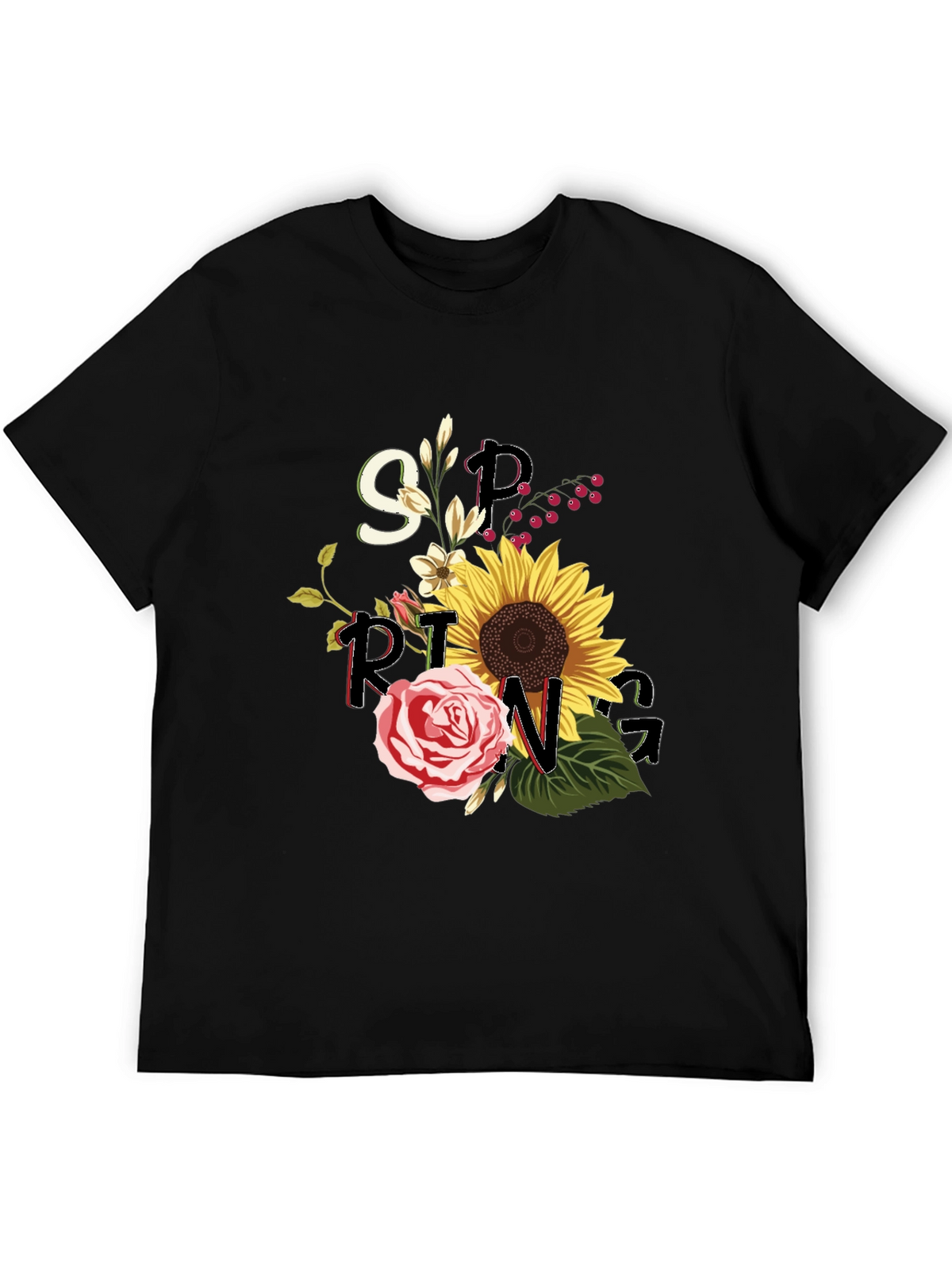 Spring Floral Graphic Tee