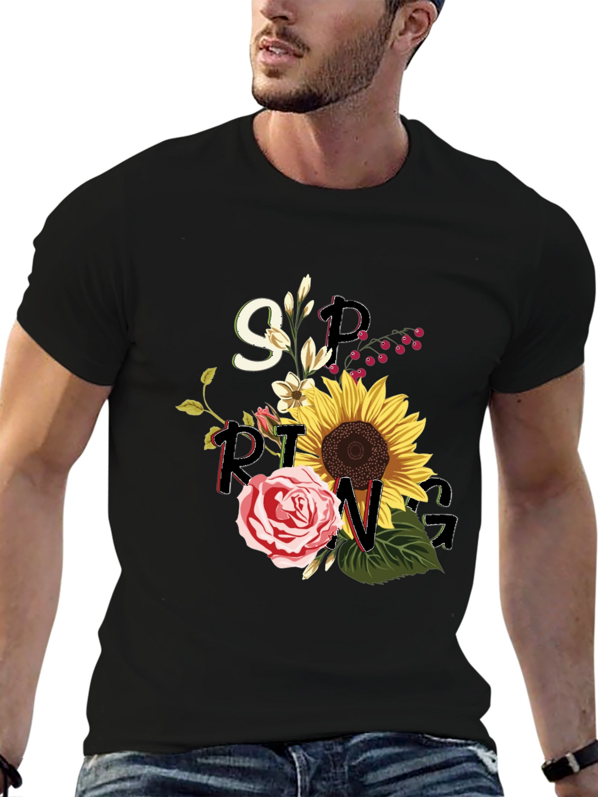 Spring Floral Graphic Tee