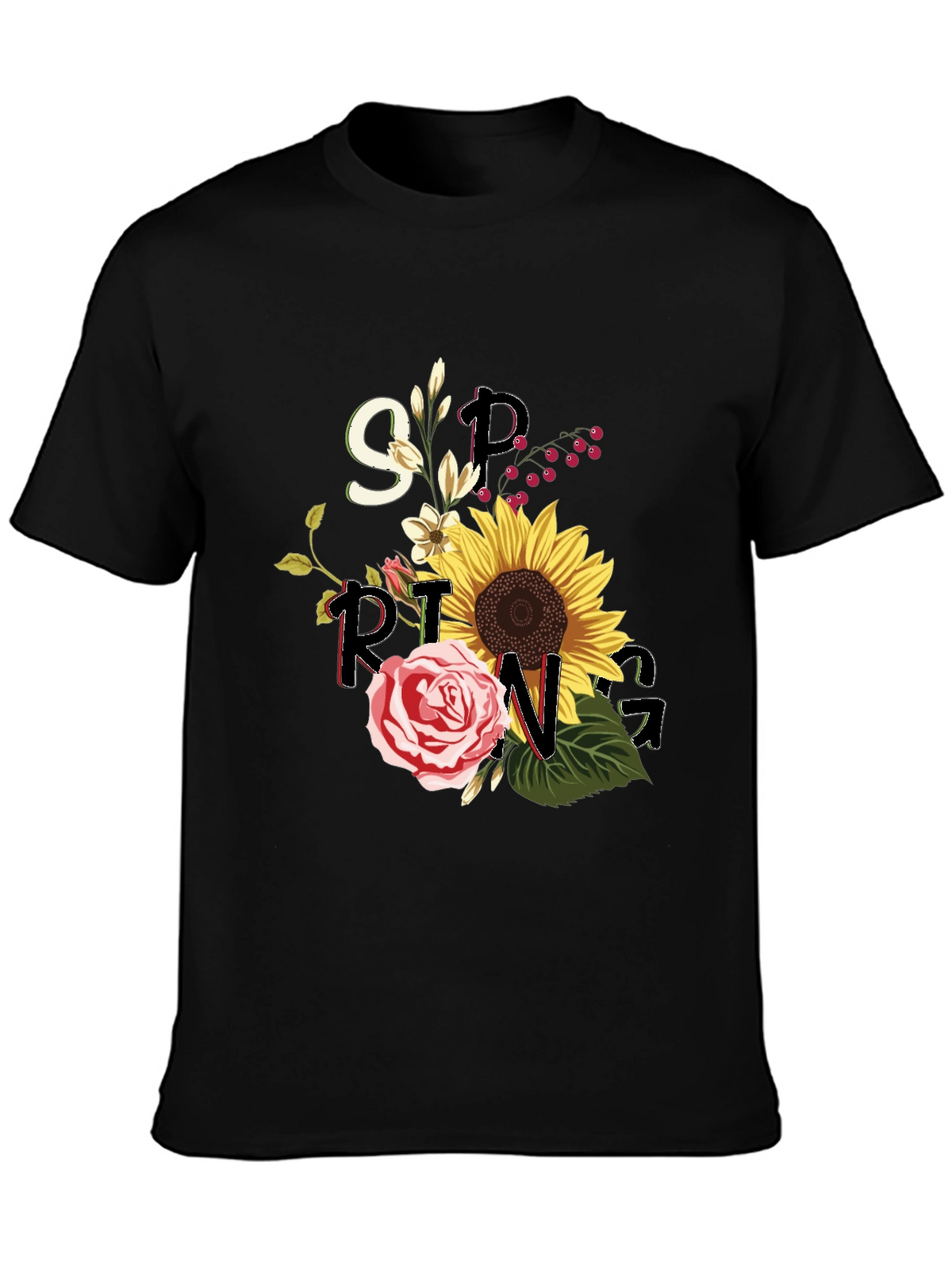 Spring Floral Graphic Tee