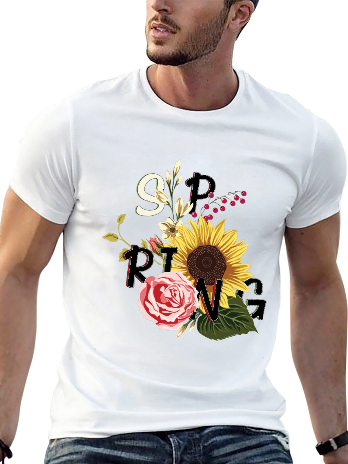 Spring Floral Graphic Tee