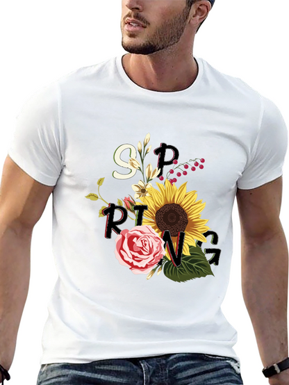 Spring Floral Graphic Tee